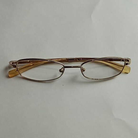 Bella Italia 245 51-18-135 Metal Frame Gold Eyeglass - Picture 2 of 9